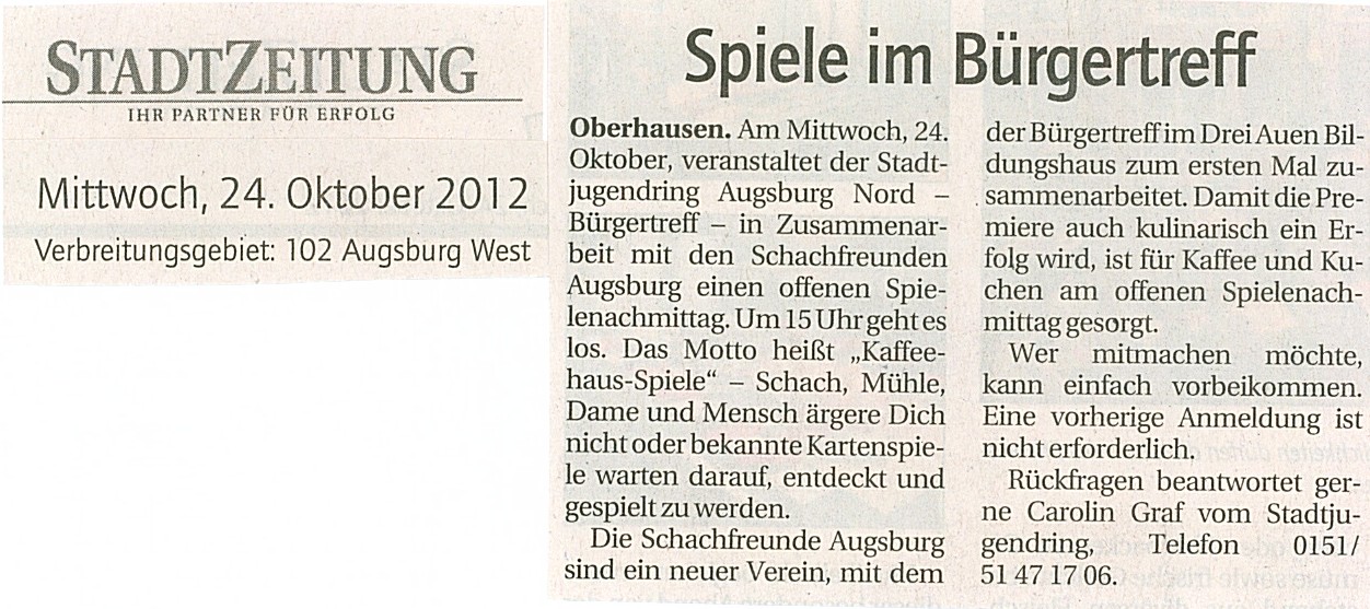Stadtzeitung 24.10.12