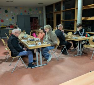 Winterliches Jung gegen Alt